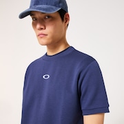 Foundational Fleece S/S Crew 2.0 - Foggy Blue