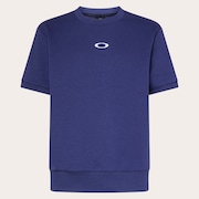 Foundational Fleece S/S Crew 2.0 - Foggy Blue