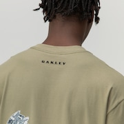Back To Skull Big Graphic Tee - Rye