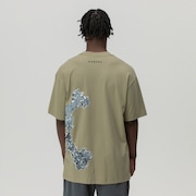 Back To Skull Big Graphic Tee - Rye