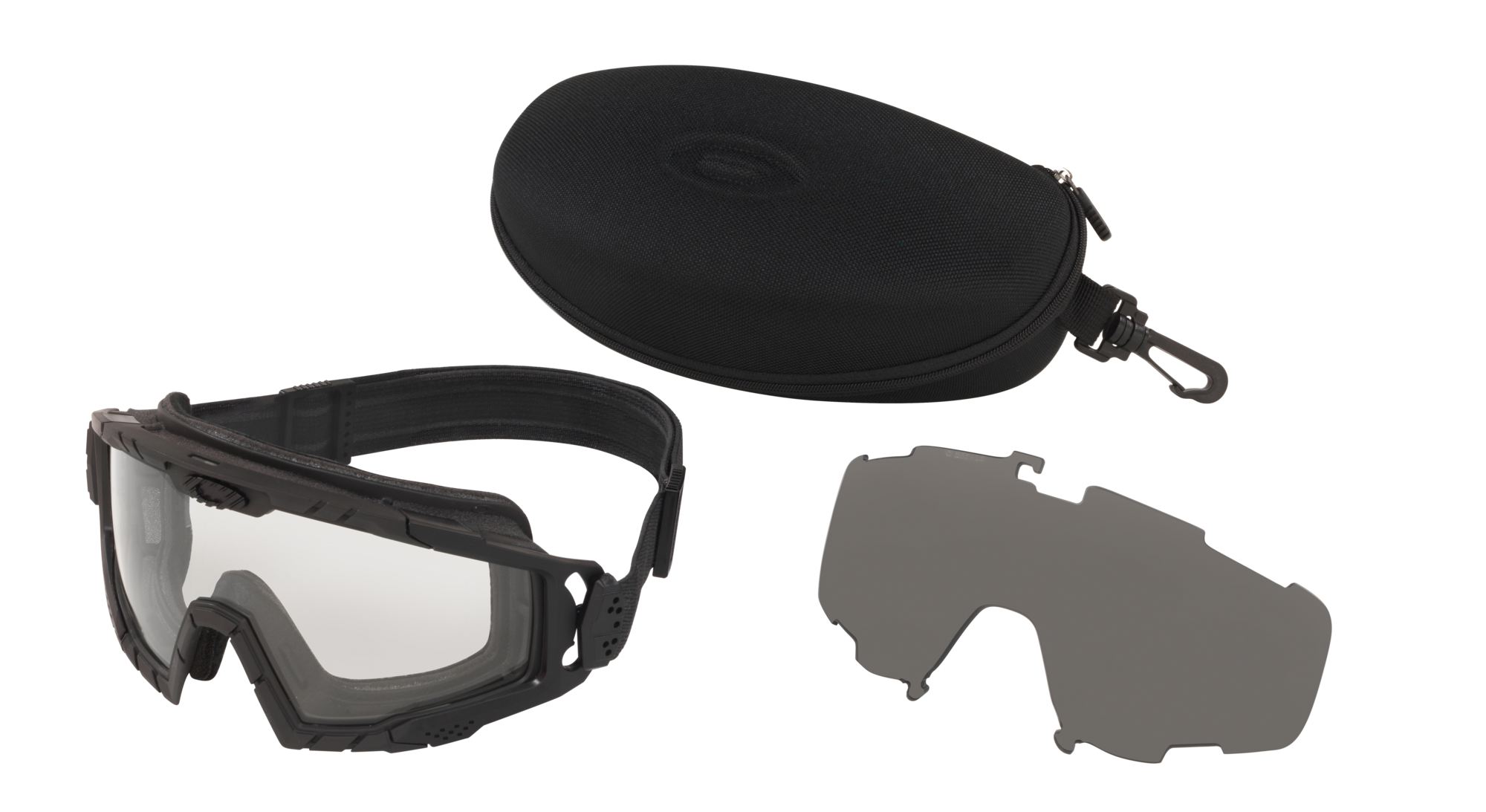 Oakley Standard Issue Ballistic Goggles 2.0 Array Matte Black Clear