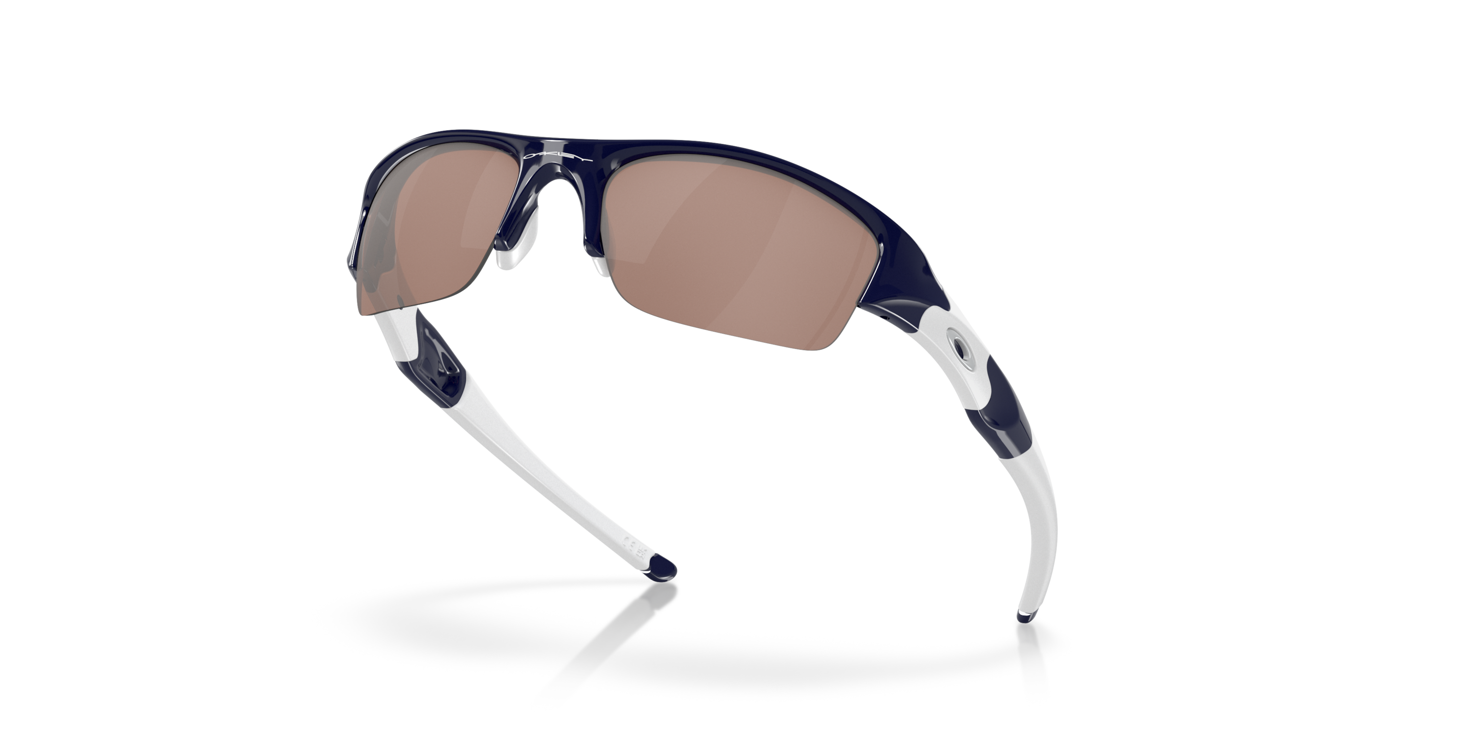 Flak Jacket® Vr28 Black Iridium Lenses, Polished Navy Frame