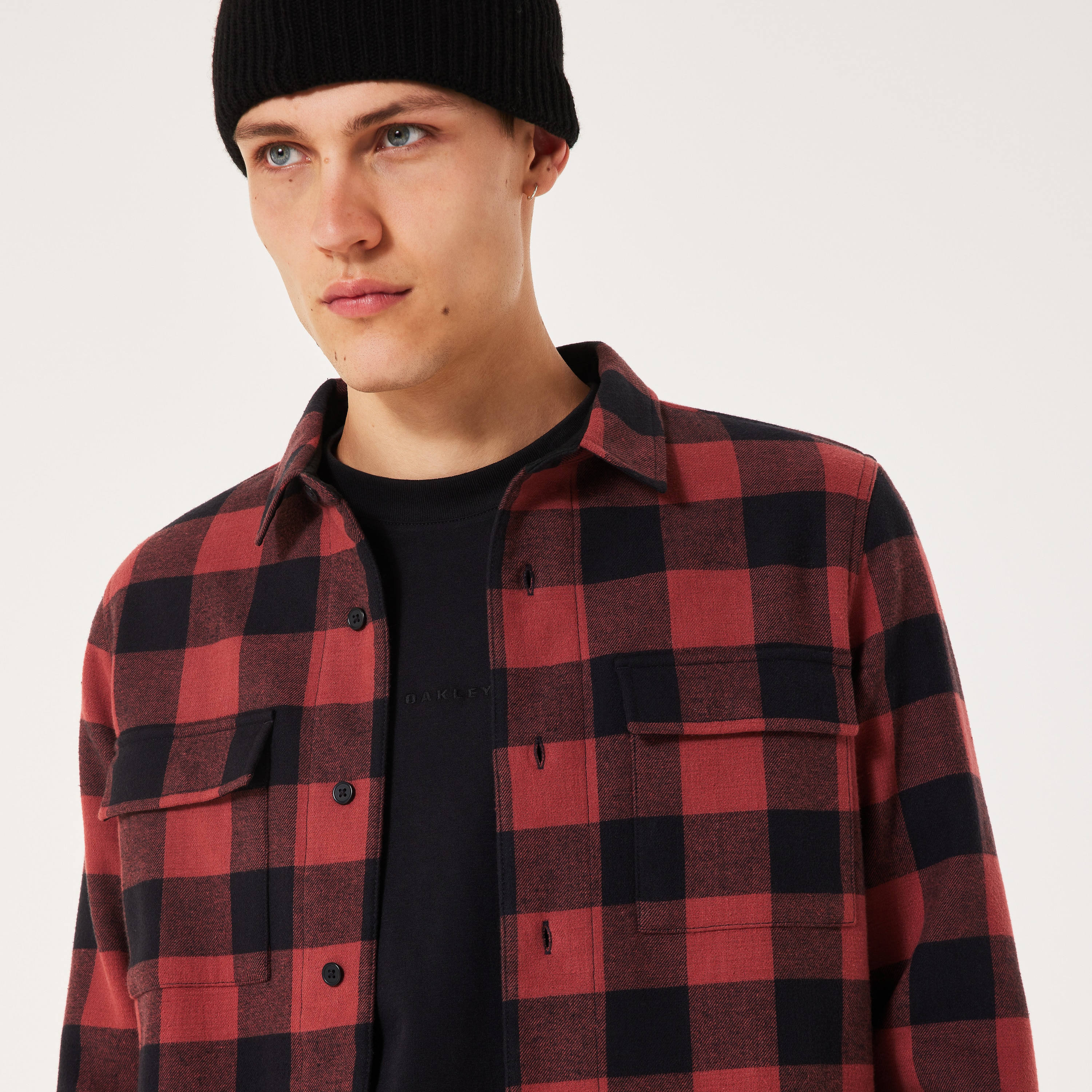 Oakley Bear Cozy Flannel - Black/Gray Check | Oakley® CA