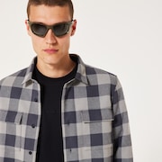 Bear Cozy Flannel - Rosewood/Black