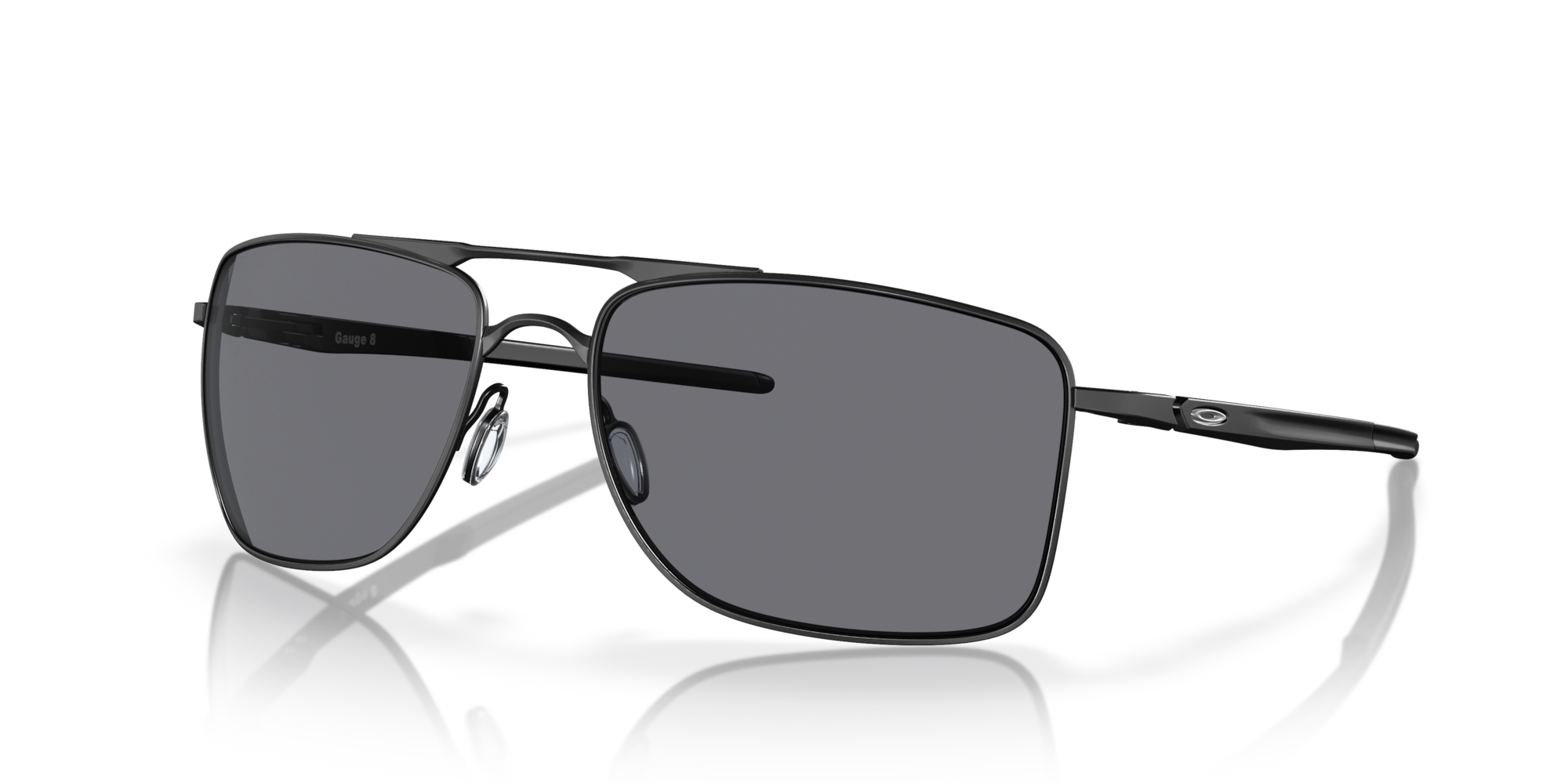 Gauge 8 Grey Lenses, Matte Black Frame Sunglasses Oakley® US