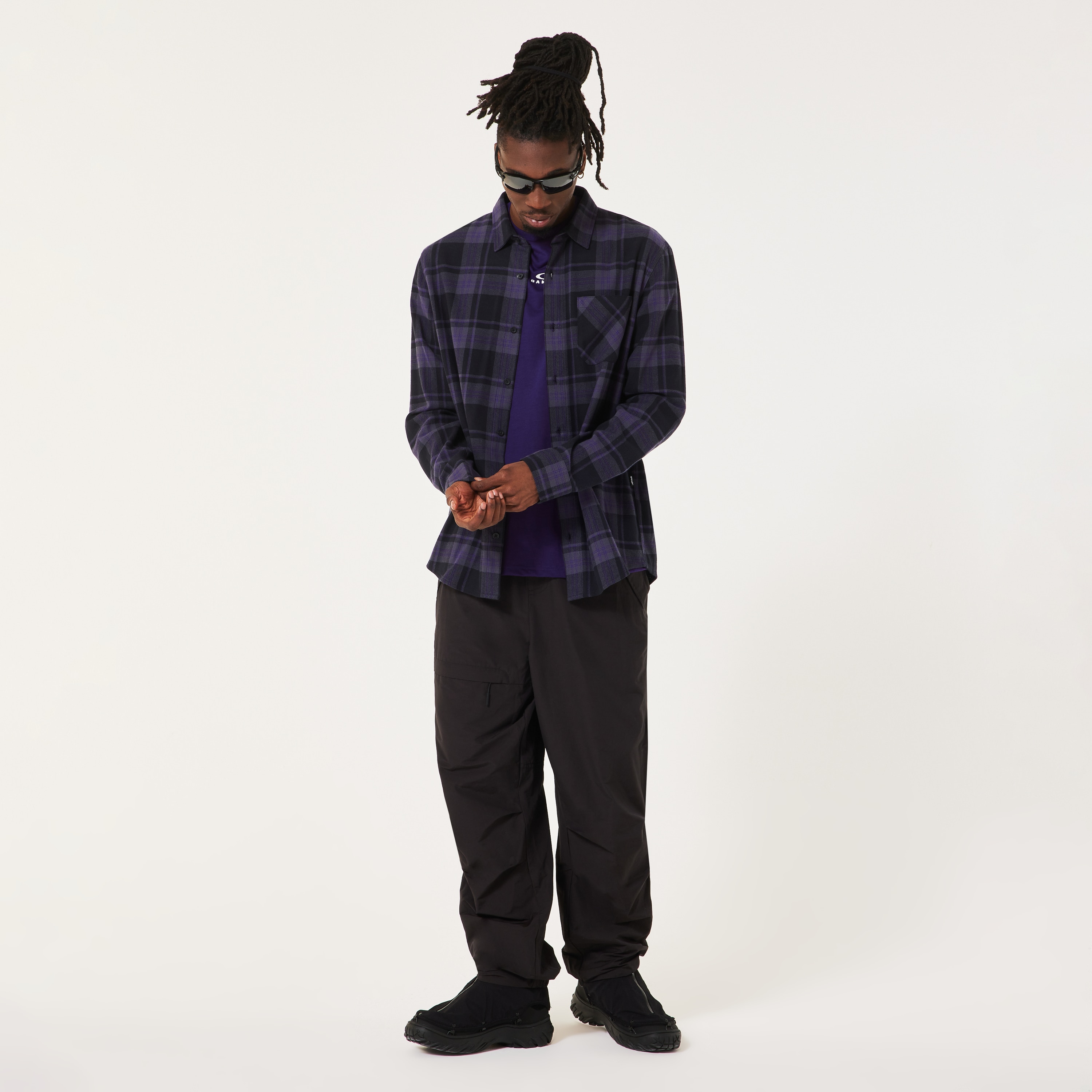 Oakley Men's Podium Plaid Ls Flannel Size: