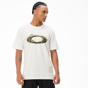 Camiseta Oakley Natureverse Rusty Ellipse - Off White
