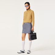 Elevate Twisted Pleats Skirt - Blue Tar