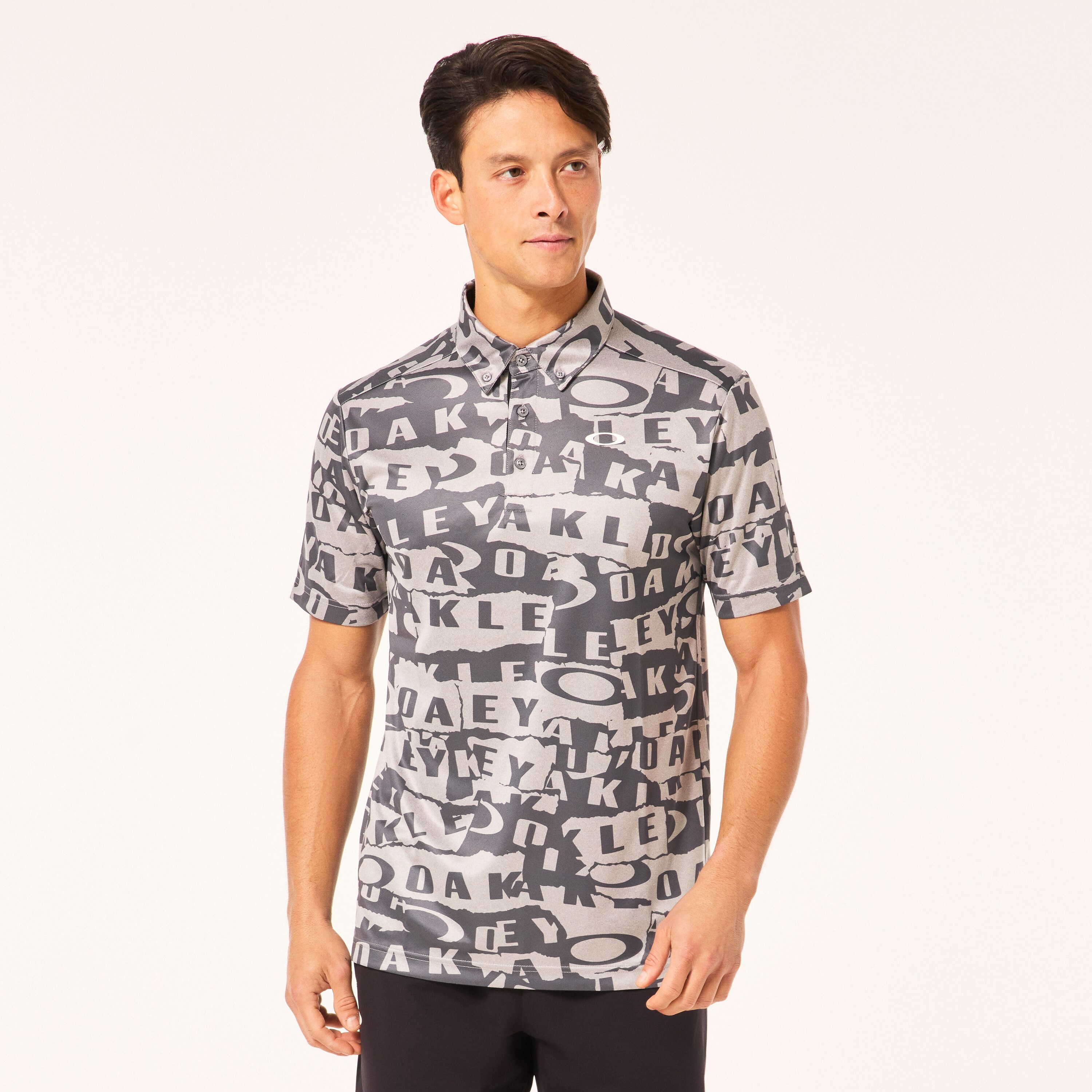 Oakley Enhance SS Polo Graphic 14.0 - New Athletic Grey