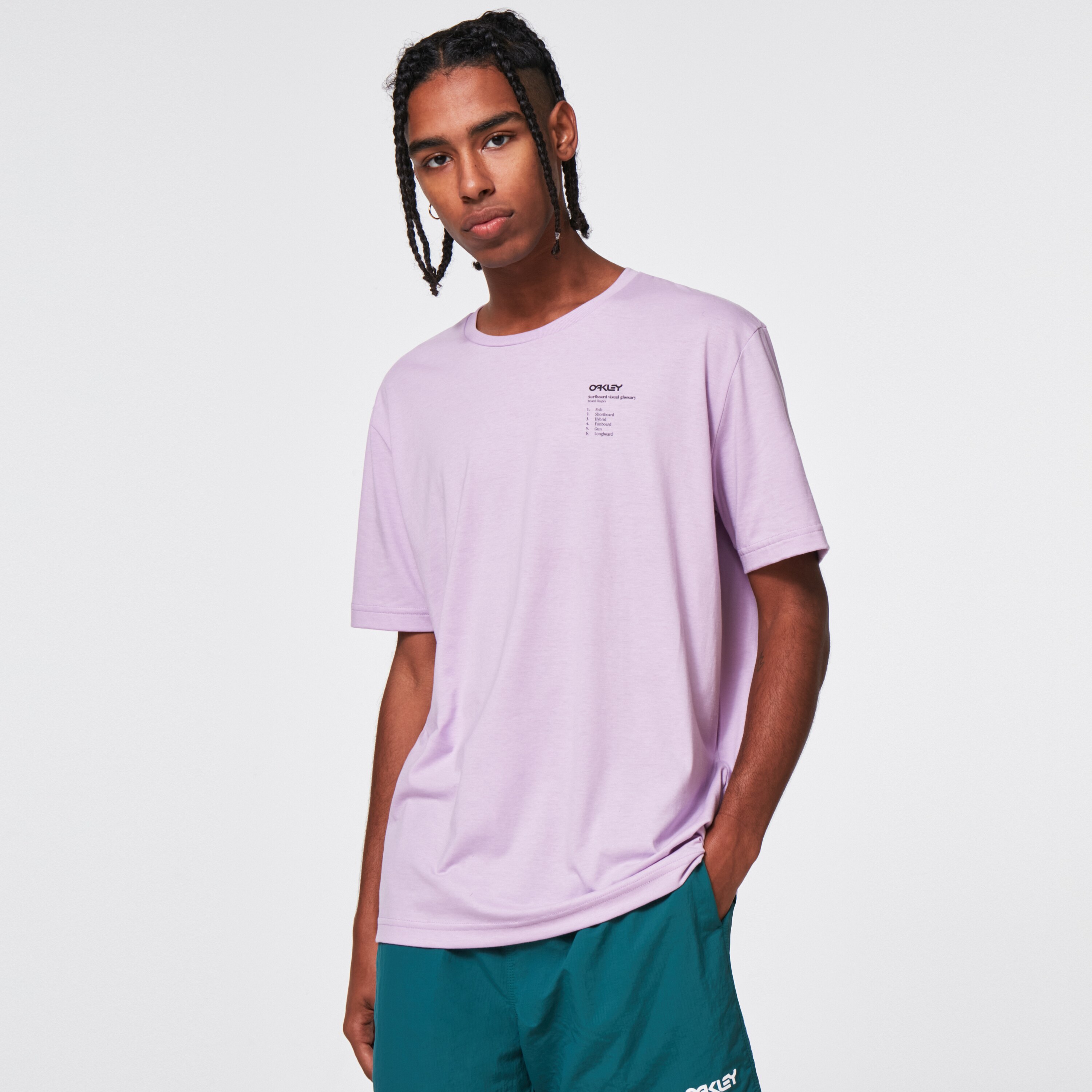 Oakley Surfboard Types Tee - Dusty Lavender | Oakley® US