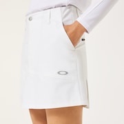 Elevate Twisted Pleats Skirt - White