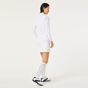 Elevate Twisted Pleats Skirt - White