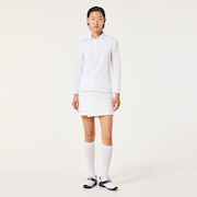 Elevate Twisted Pleats Skirt - White
