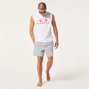 Bark Sun Tank - White/Red
