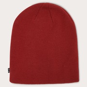 Fine Knit Beanie - Flame Red