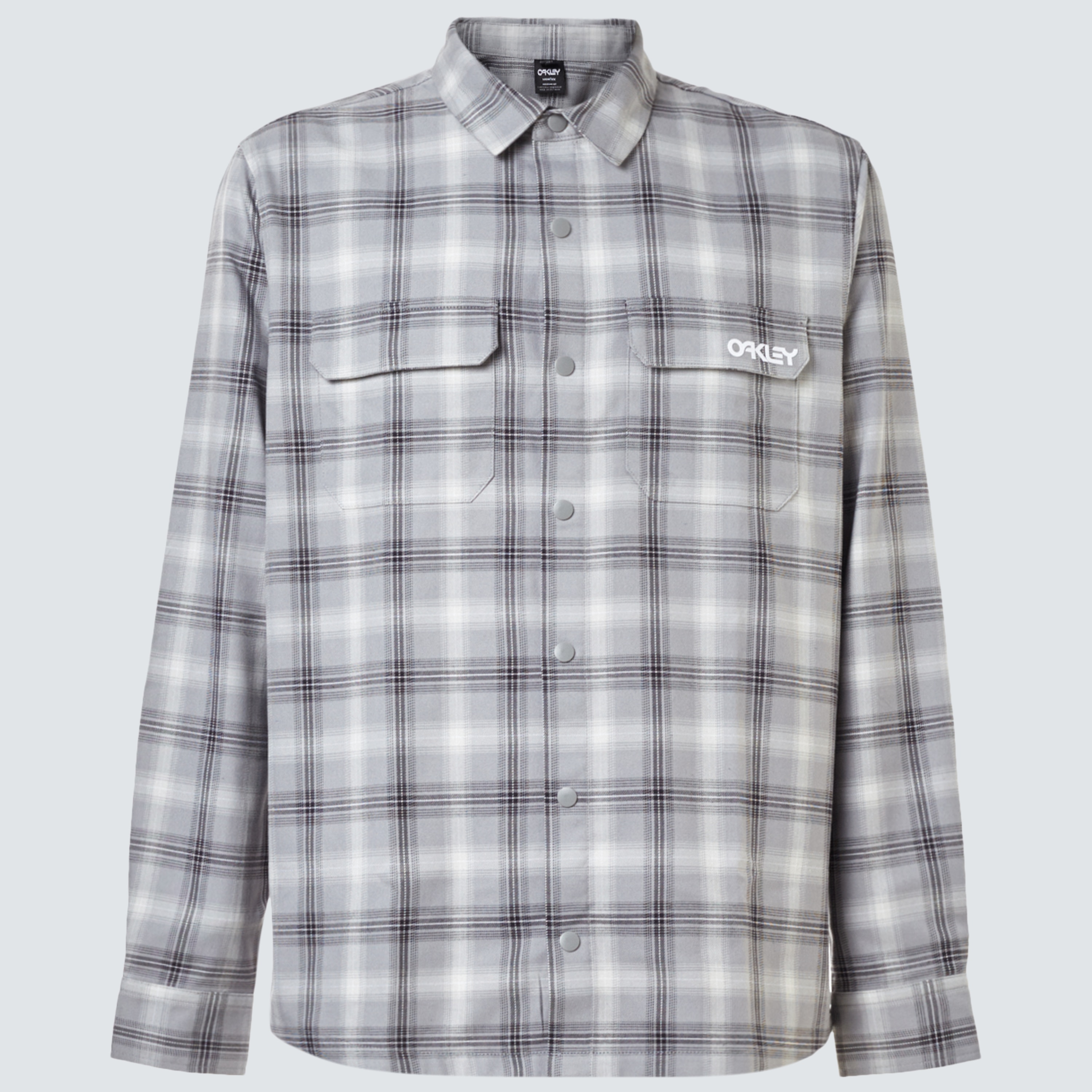 Oakley Niseko Tech Flannel - Gray Check | Oakley® US