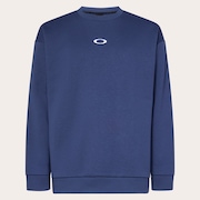 Foundational Fleece L/S Crew 4.0 - Foggy Blue