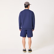 Foundational Fleece L/S Crew 4.0 - Foggy Blue