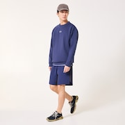 Foundational Fleece L/S Crew 4.0 - Foggy Blue