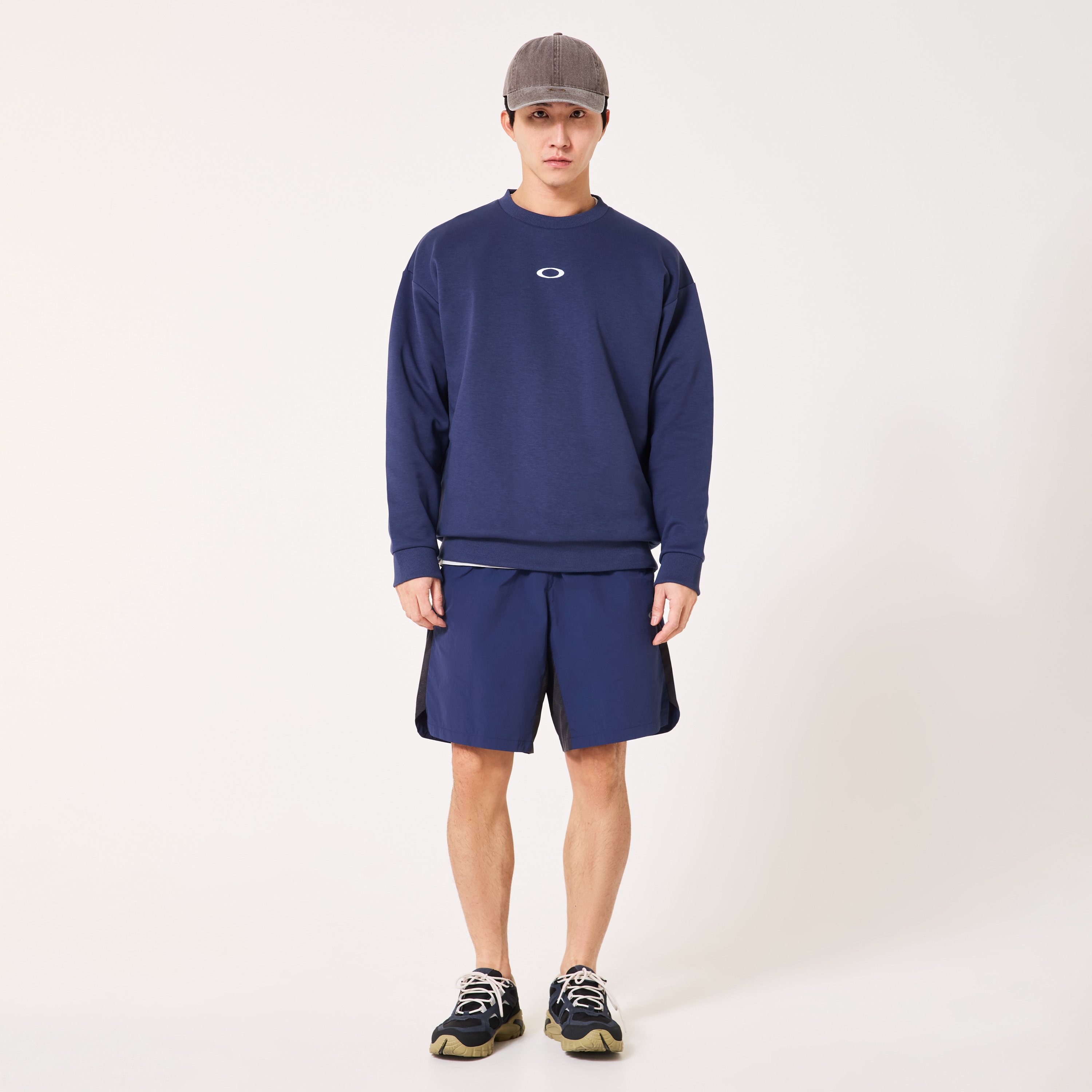 PHARFAITE パルフェット　ナロースタイルスポーツウェア　ホワイト XXL Oakley Foundational Fleece L/S Crew 4.0 - New Granite Hthr