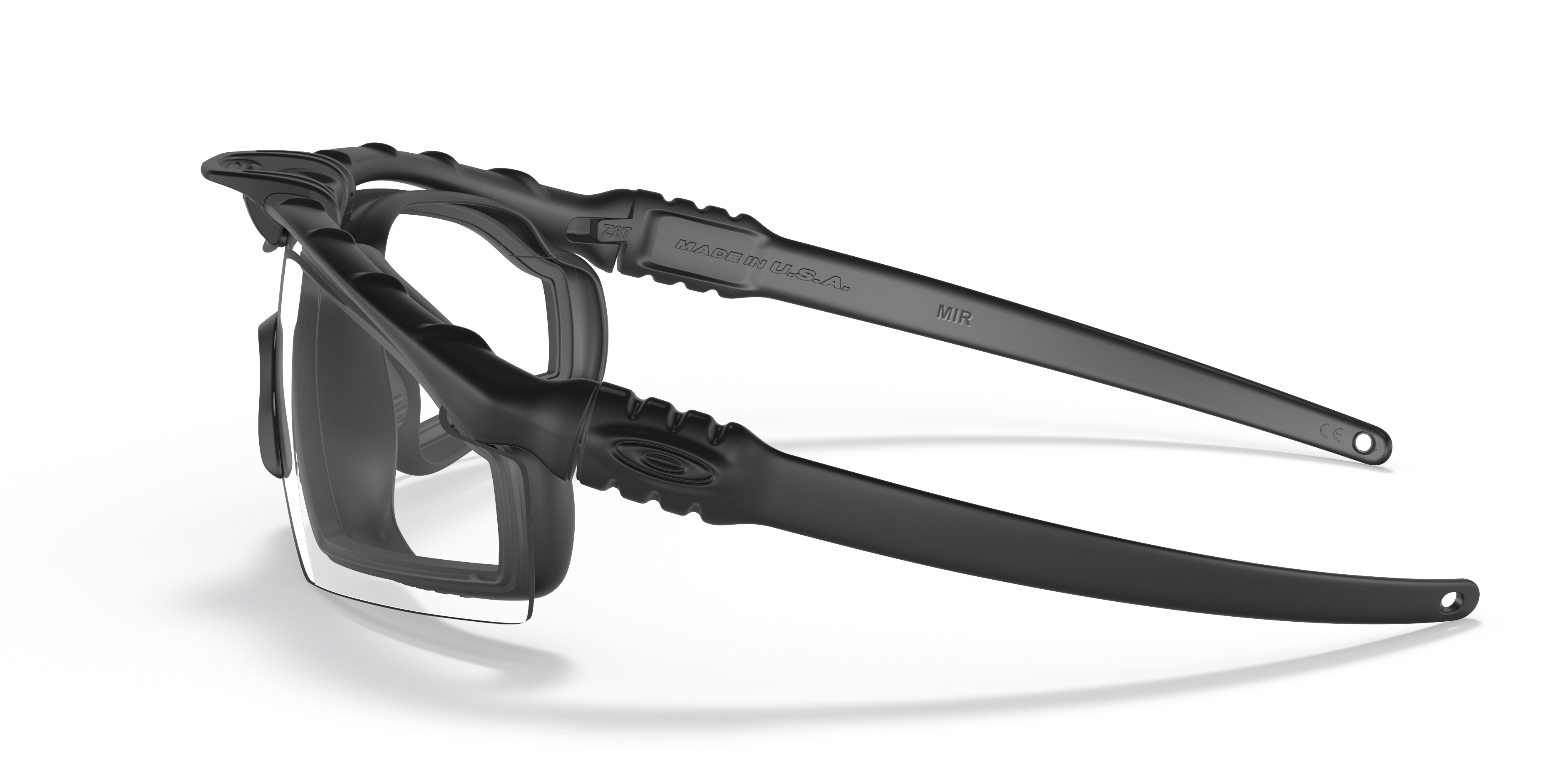 Industrial M Frame® 3.0 PPE Clear Lenses, Black Frame