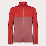 Canopy Full Zip Sweatshirt - Flame Red