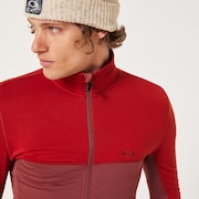 Canopy Full Zip Sweatshirt - Flame Red
