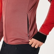 Canopy Full Zip Sweatshirt - Flame Red