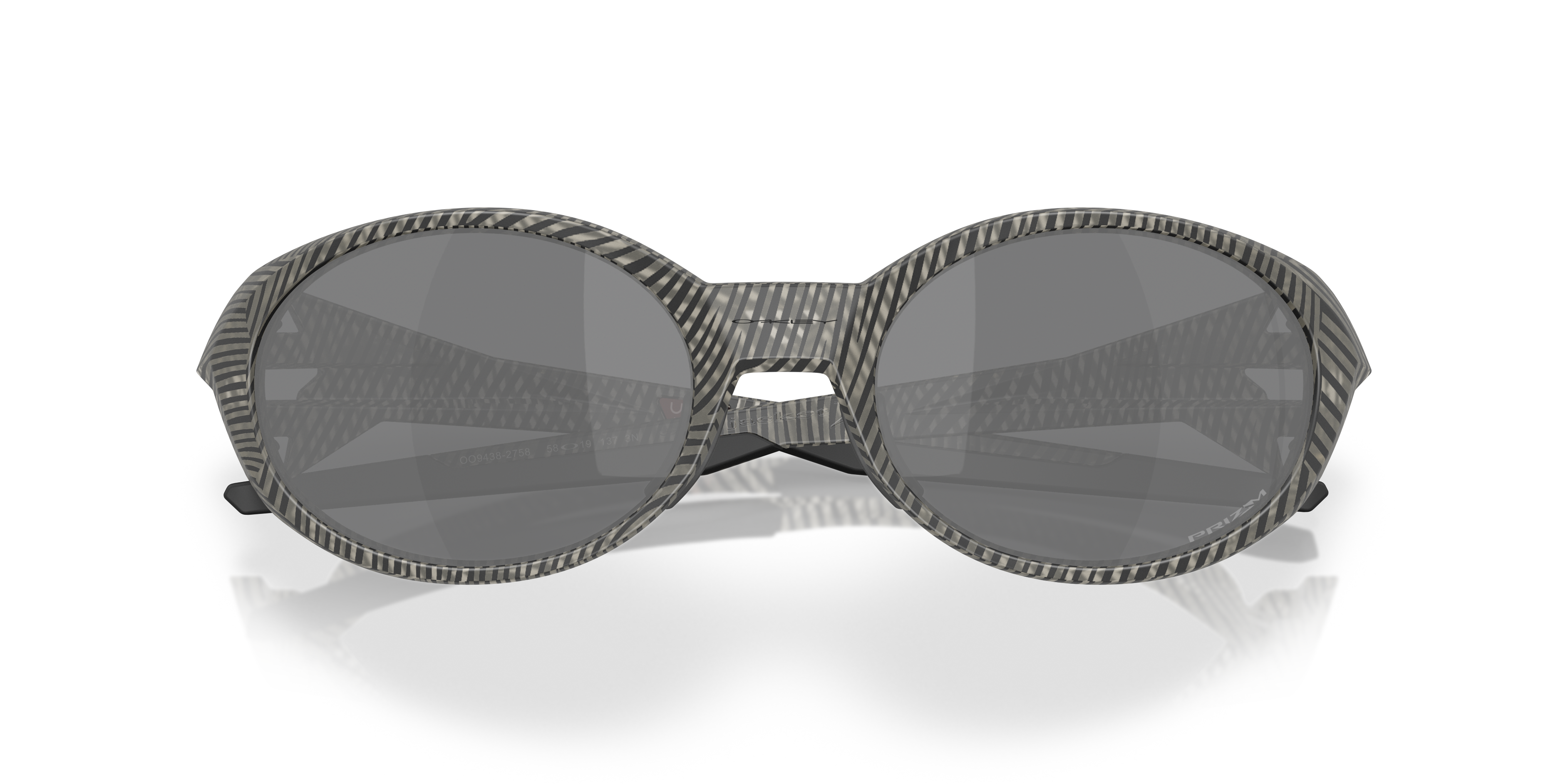 ★偏光9438-0558★オークリー サングラス EYEJACKET REDUX Eye Jacket™ Redux Prizm Grey Lenses, Matte Black Frame