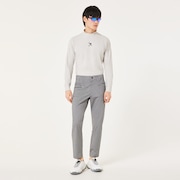 Skull Thickness LS Mock Shirt - Lunar Rock
