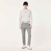 Skull Thickness LS Mock Shirt - Lunar Rock