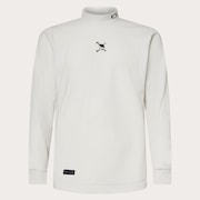 Skull Thickness LS Mock Shirt - Lunar Rock
