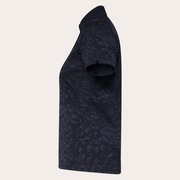Elevate Spotted Jacquard Polo - Pitch Black