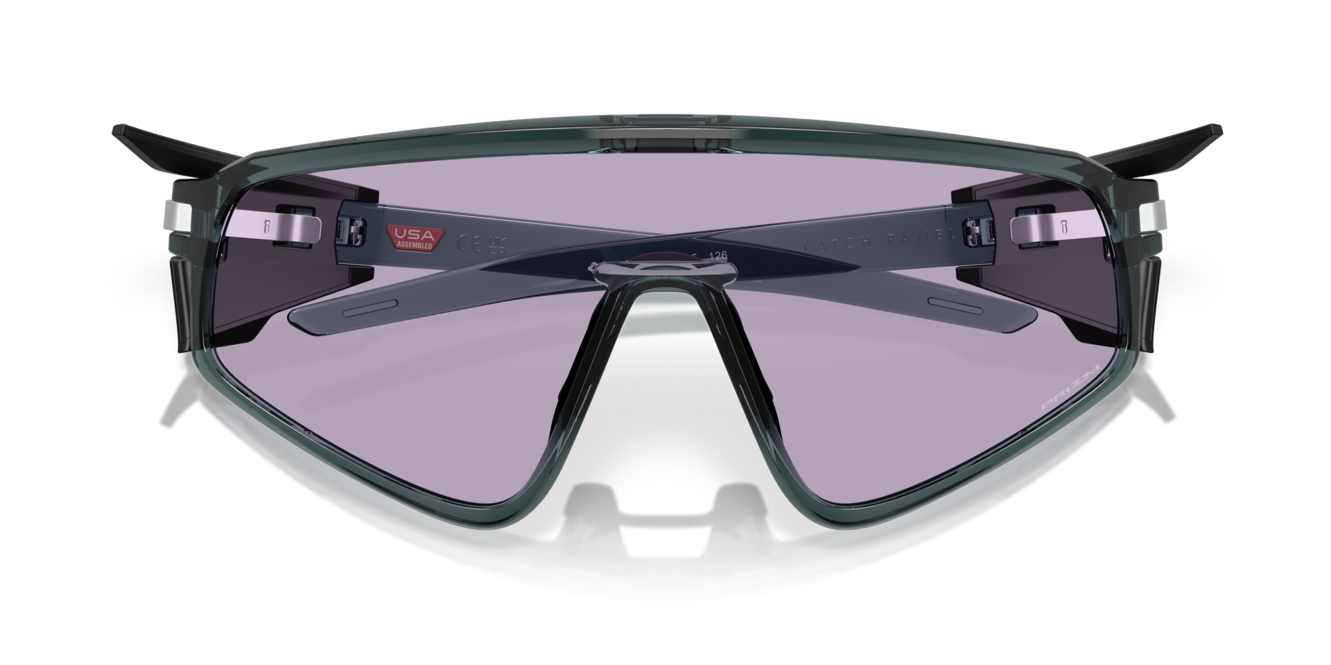 Oakley Latch™ Panel Sunglasses with Matte Black Frame and Prizm