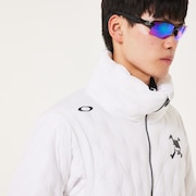 Skull Ideally Hybrid Puff Jacket - White