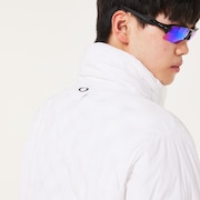 Skull Ideally Hybrid Puff Jacket - White