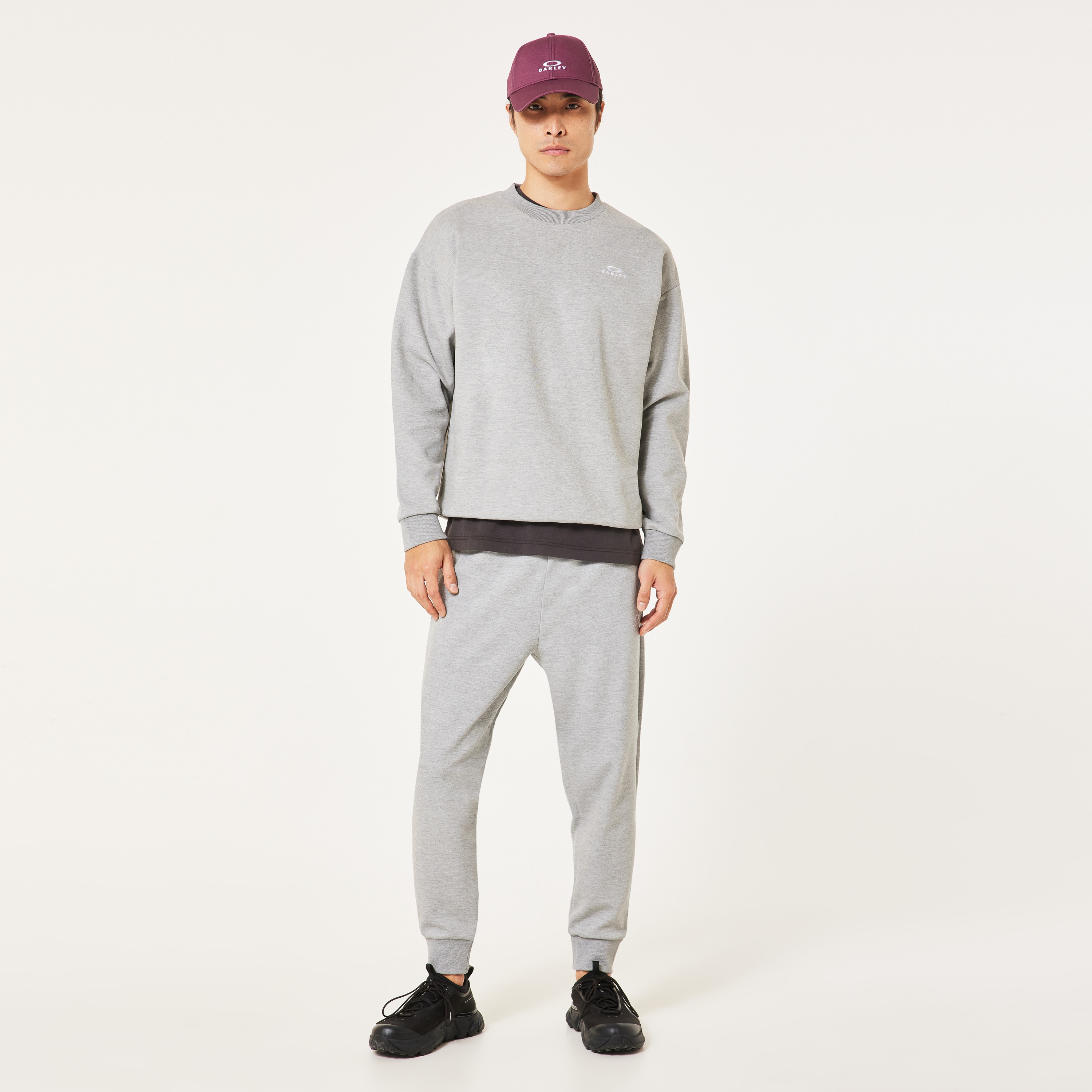 Oakley Foundational Fleece LS Crew 3.0 - New Granite Heather