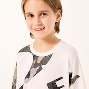 En Tech Cold SS Tee Camo Ytr 7.0 - White