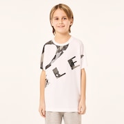 En Tech Cold SS Tee Camo Ytr 7.0 - White