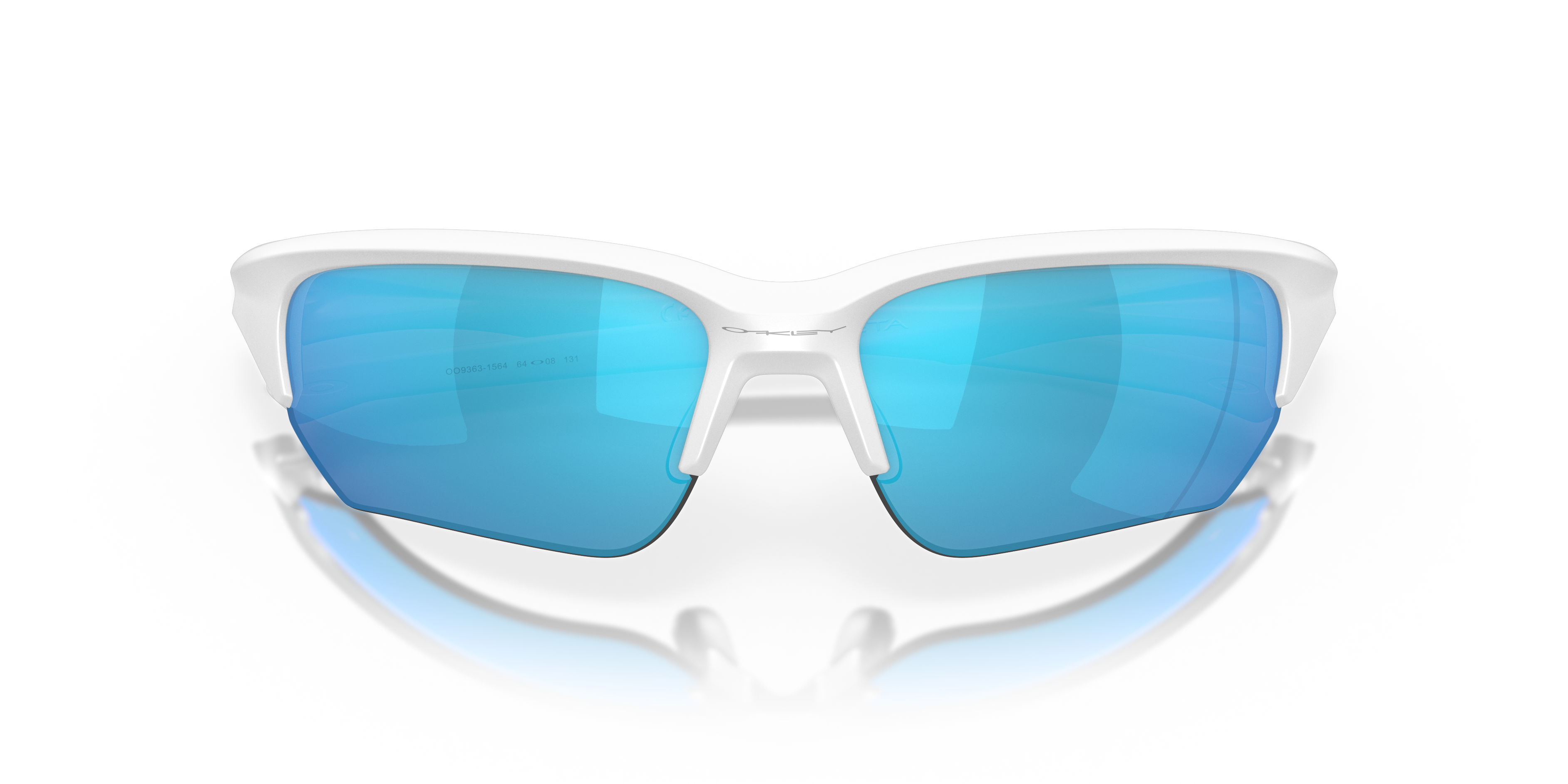 Flak® Beta Sapphire Iridium Polarized Lenses, Matte Black Frame