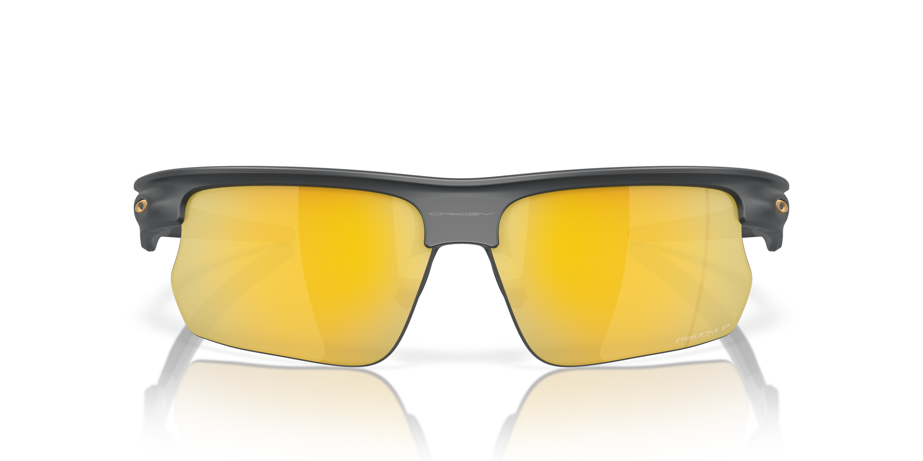 BiSphaera™ Prizm 24K Polarized Lenses, Matte Carbon Frame Sunglasses