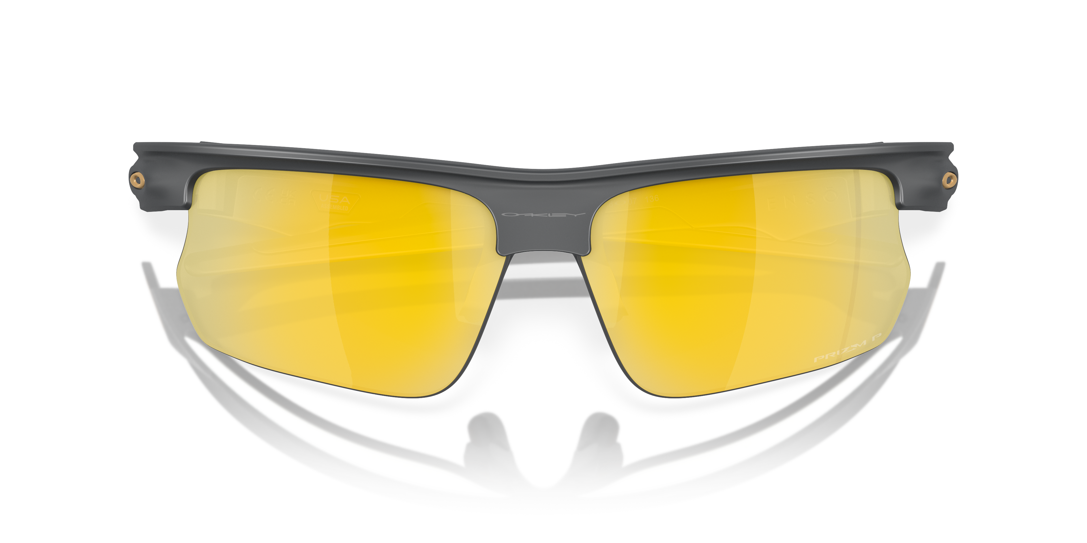 Oakley BiSphaera™ Sunglasses with Polished White Frame and Prizm