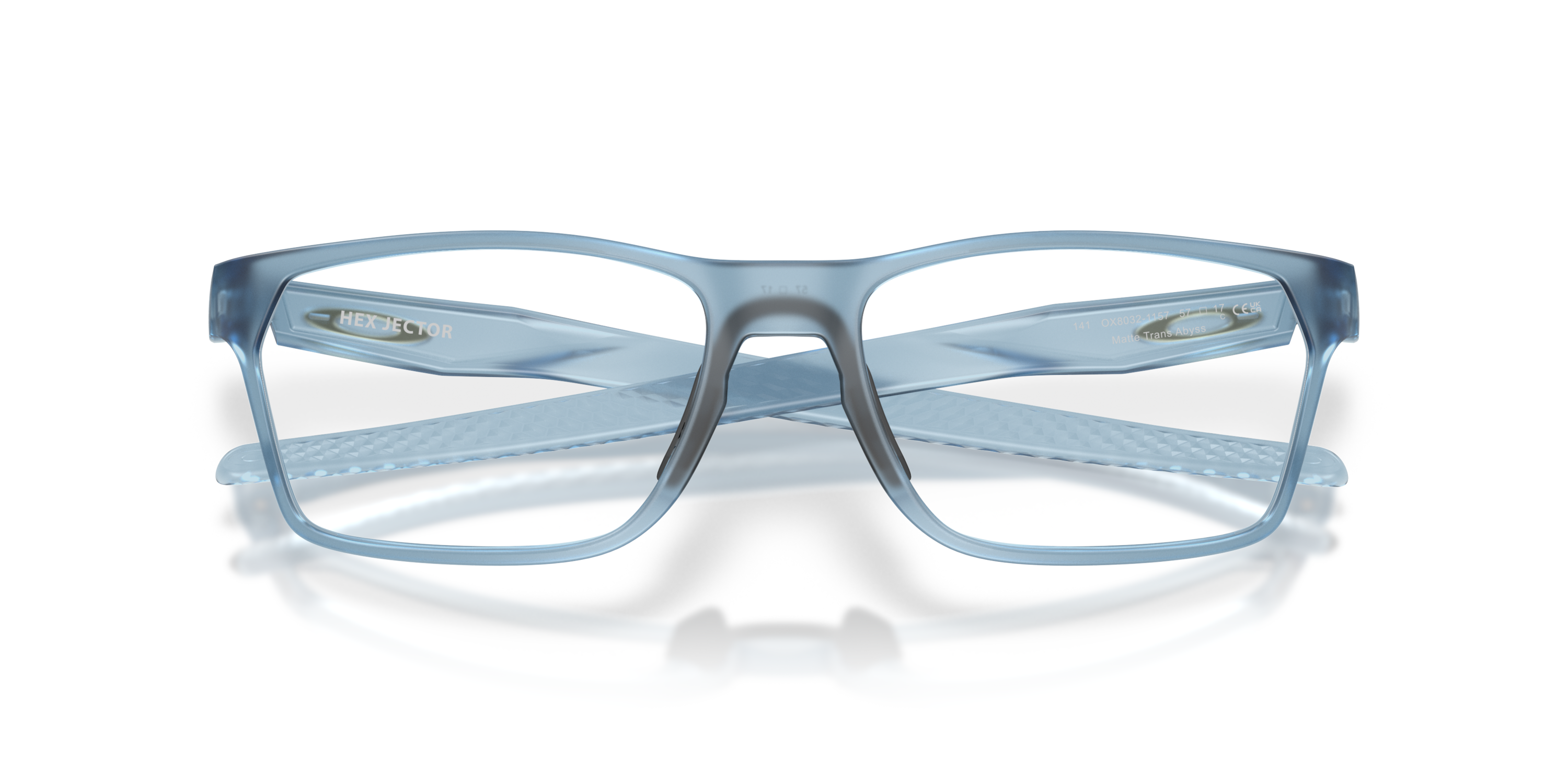 Hex Jector Polaris Collection Matte Transparent Abyss Eyeglasses