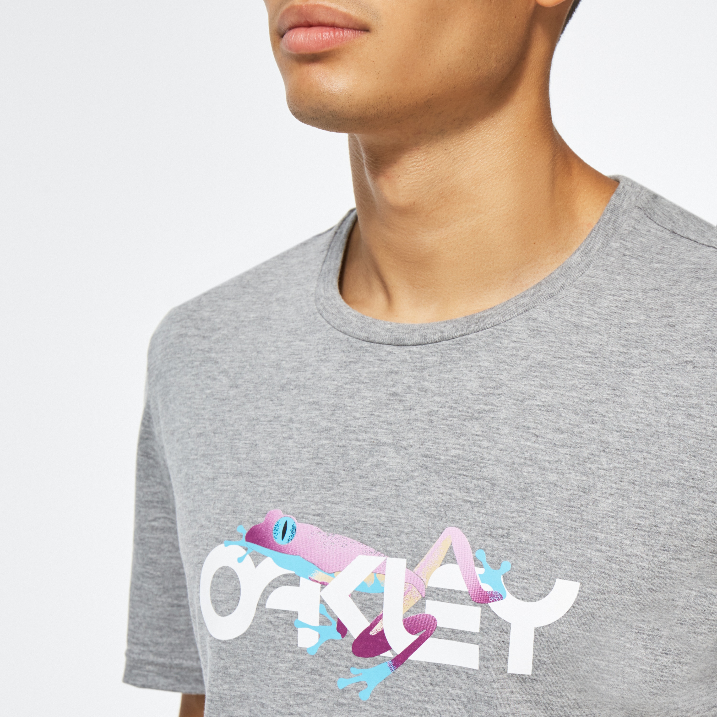 Oakley Retro Frog B1B Tee - New Granite Heather | Oakley® US
