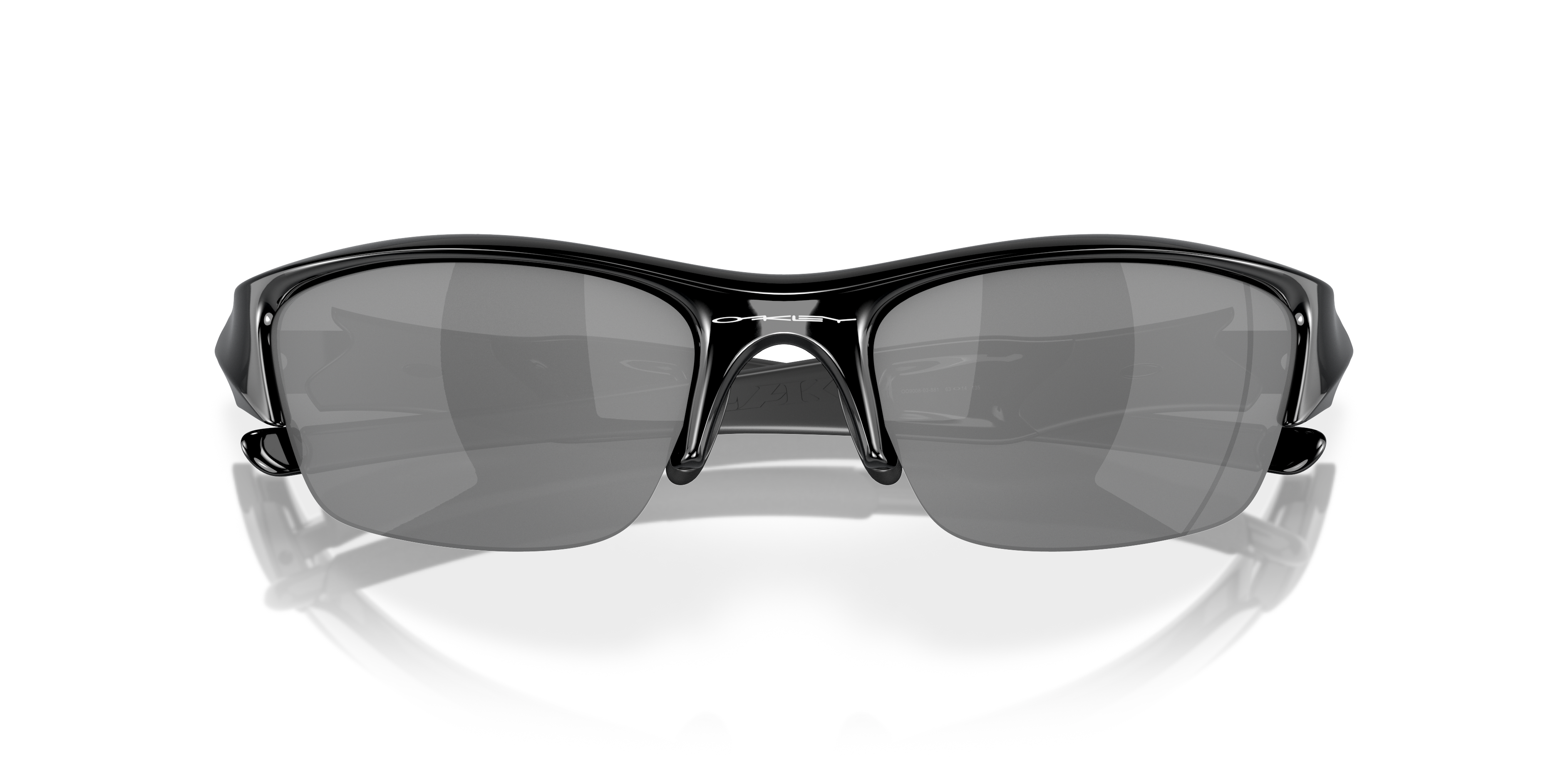 Oakley Flak Jacketアジアンフィットサングラス Flak Jacket® Vr28 Black Iridium Lenses, Polished Navy Frame