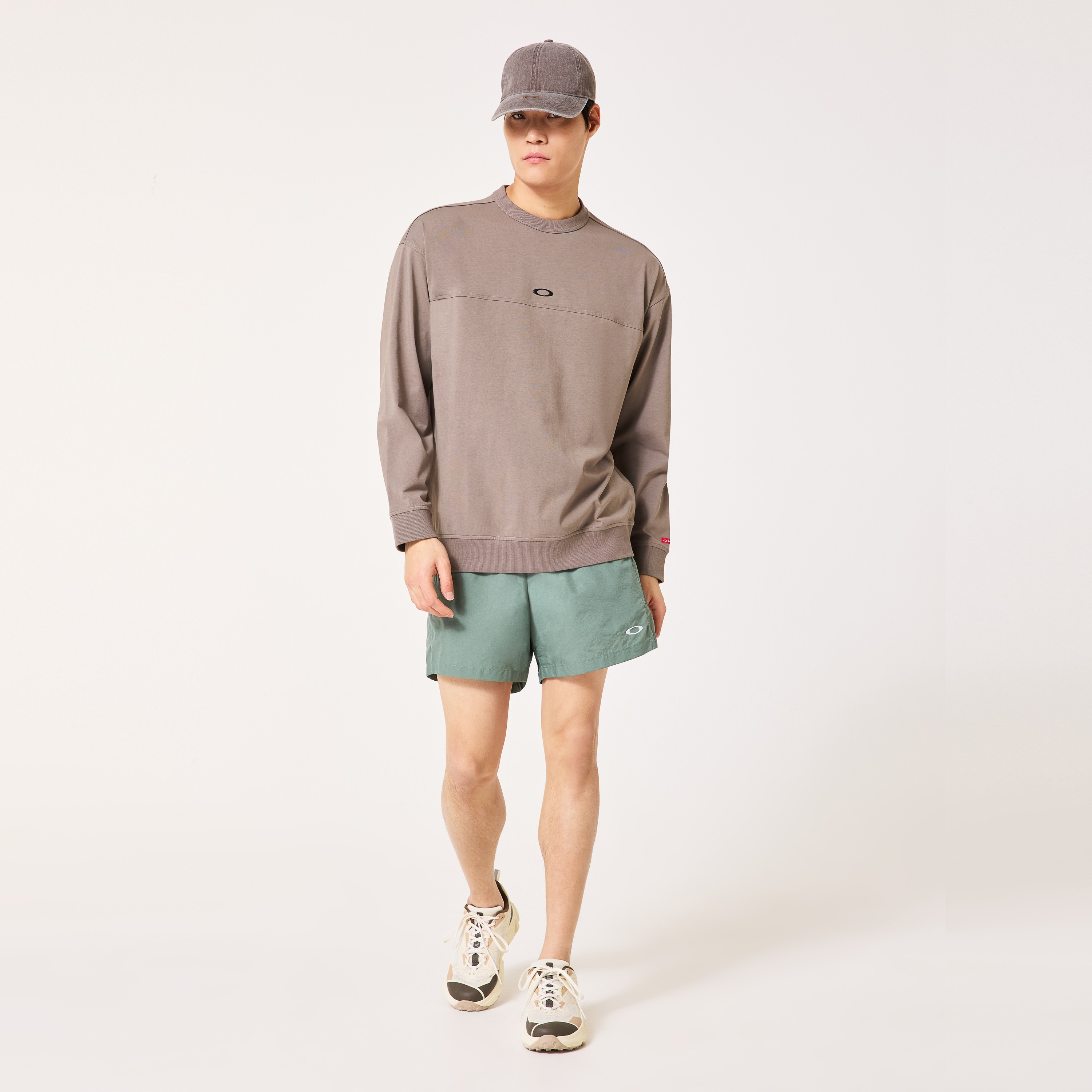 Oakley New Retro Fleece L/S Crew 1.0 - Bark | Oakley® JP