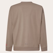 New Retro Fleece L/S Crew 1.0 - Bark