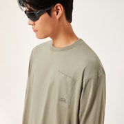 Enhance Heat Cotton Tee Relax - Boulder Green