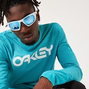 Mark II L/S Tee 2.0 - Swimming Pool Blue