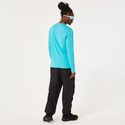 Mark II L/S Tee 2.0 - Swimming Pool Blue